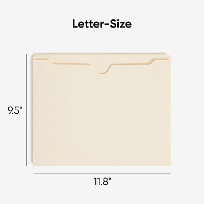 Smead Straight Tab Cut Letter Recycled File Jacket (SMD75560)