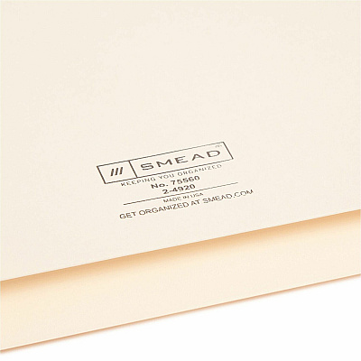 Smead Straight Tab Cut Letter Recycled File Jacket (SMD75560)