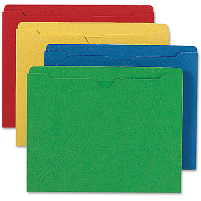 Smead Colored Straight Tab Cut Letter Recycled File Jacket (SMD75613)