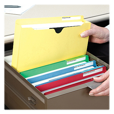 Smead Colored Straight Tab Cut Letter Recycled File Jacket (SMD75673)