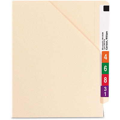 Smead Shelf-Master Straight Tab Cut Letter Recycled File Jacket (SMD75740)