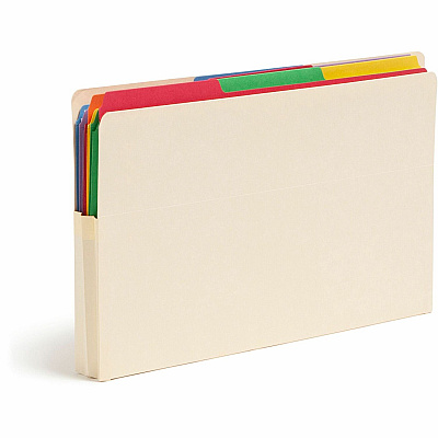 Smead Straight Tab Cut Legal Recycled File Pocket (SMD76114)