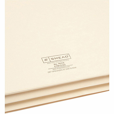 Smead Straight Tab Cut Legal Recycled File Pocket (SMD76114)