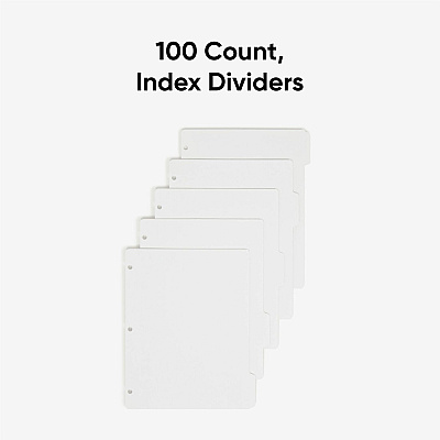 Smead Three-Ring Binder Index Dividers (SMD89415)
