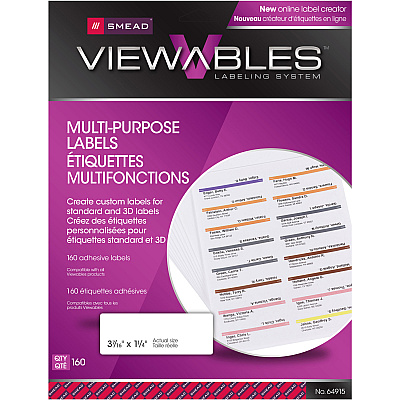 Smead Viewables Multipurpose Labels for Hanging Folders (SMD64915)