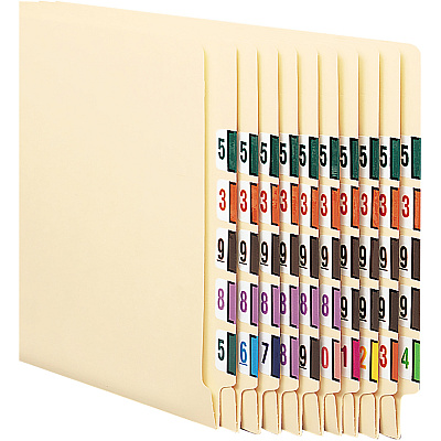 Smead BCCRN Bar-Style Color-Coded Labels (SMD67370)