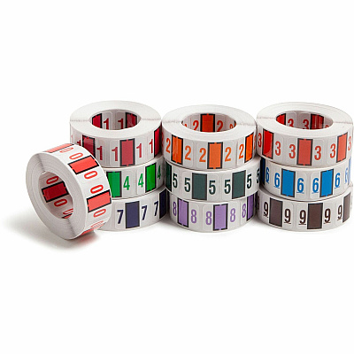 Smead BCCRN Bar-Style Color-Coded Labels (SMD67380)