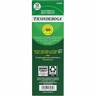 Ticonderoga Beginner Wood-Cased Pencils (DIX13080)
