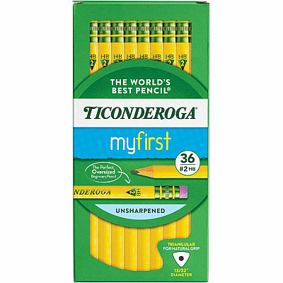 Ticonderoga My First Tri-Write No. 2 Pencils (DIX13082)