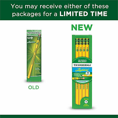 Ticonderoga Laddie No. 2 Pencils with Erasers (DIX13304)