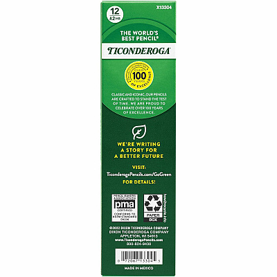 Ticonderoga Laddie No. 2 Pencils with Erasers (DIX13304)