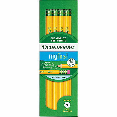 Ticonderoga Beginner No. 2 Pencils with Erasers (DIX13308)