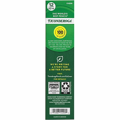 Ticonderoga Pre-Sharpened Erasable Checking Pencils (DIX14209)