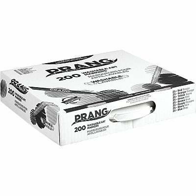 Prang Bullet Tip Washable Master Pack Art Markers (DIX80613)