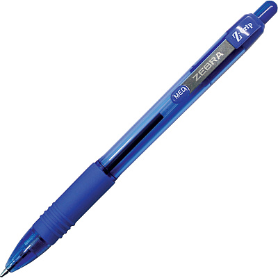 Zebra Z-Grip Retractable Ballpoint Pens (ZEB22220)