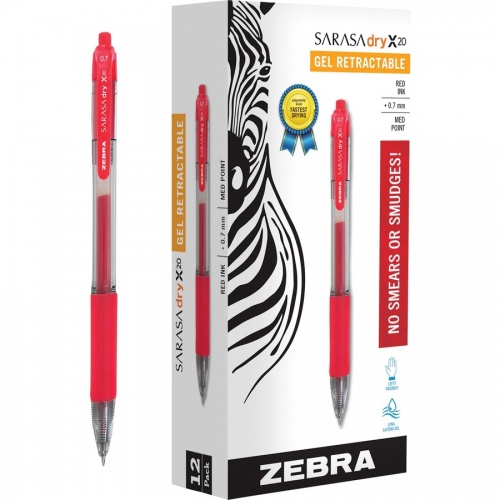 Zebra SARASA dry X20 Retractable Gel Pen (46830)