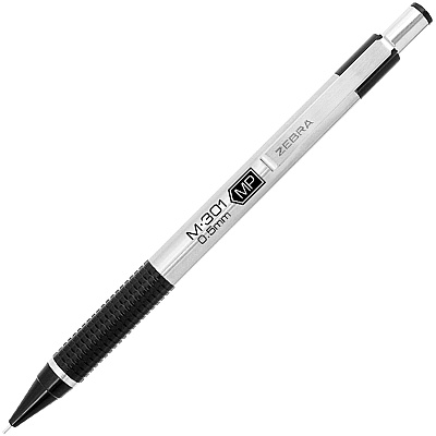 Zebra STEEL 3 Series M-301 Mechanical Pencil (ZEB54010)