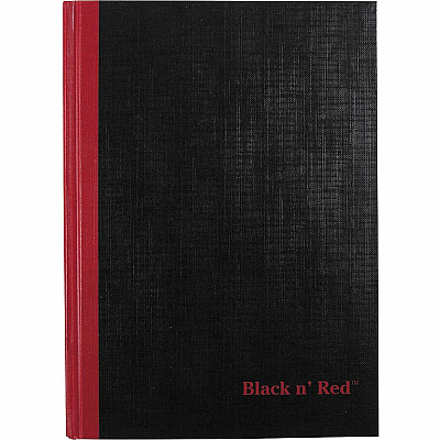 Black n' Red Casebound Ruled Notebooks - A5 (JDKE66857)