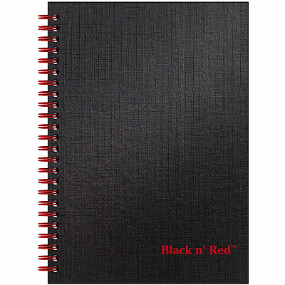 Black n' Red Hardcover Business Notebook (JDKK67030)