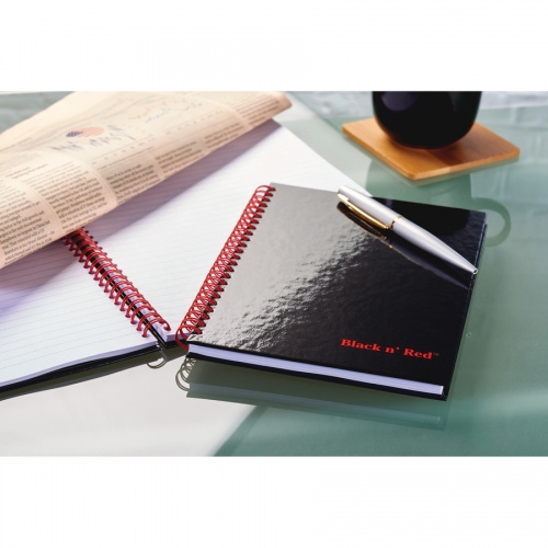 Black n' Red Hardcover Business Notebook (K67030)