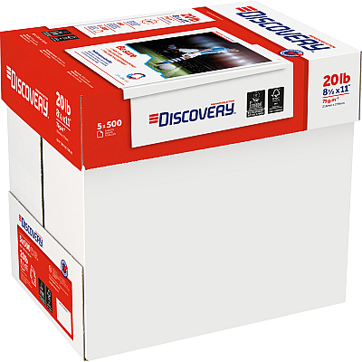 Discovery 3HP Premium Multipurpose Paper - Anti-Jam - Ultra White (SNA00101)