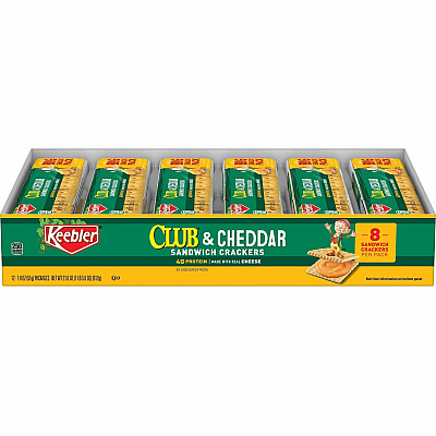 Keebler Club Crackers with Cheddar Cheese (KEB21163)