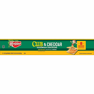 Keebler Club Crackers with Cheddar Cheese (KEB21163)