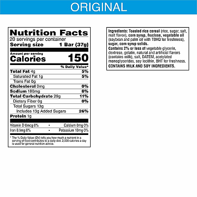 Kellogg's Rice Krispies Treats Original (KEB26547)
