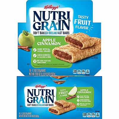 Kellogg's Nutri-Grain Bar Apple Cinnamon (KEB35645)