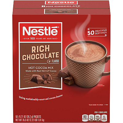 Nestle Rich Chocolate Single-Serve Hot Cocoa Packets (NES25485)