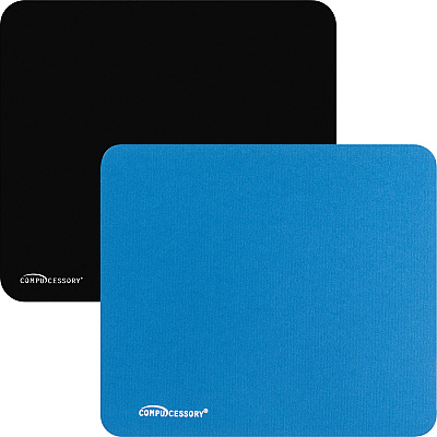 Compucessory Smooth Cloth Nonskid Mouse Pads (CCS23605)