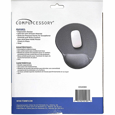 Compucessory Gel Mouse Pads (CCS45163)