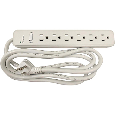 Compucessory 6-Outlet Power Strips (CCS55155)