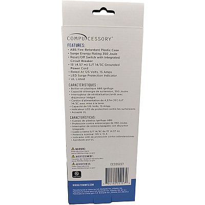 Compucessory 6-Outlet Power Strips (CCS55157)