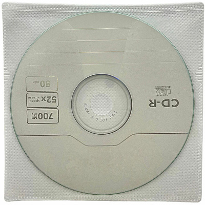 Compucessory Self-Adhesive Poly CD/DVD Holders (CCS26555)