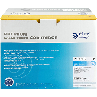 Elite Image Remanufactured Toner Cartridge - Alternative for HP 42X (Q5942X) (ELI75116)