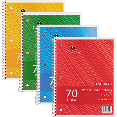 Sparco Wirebound Notebook (SPR83253)