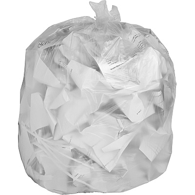 Genuine Joe Clear Trash Can Liners (GJO01011)
