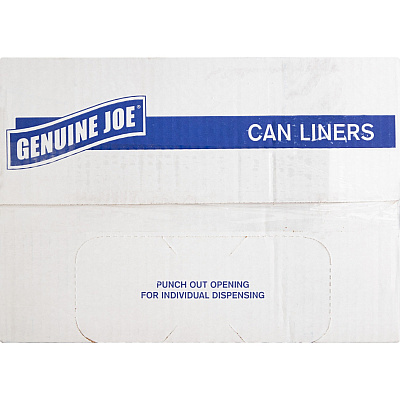 Genuine Joe Clear Trash Can Liners (GJO01013)