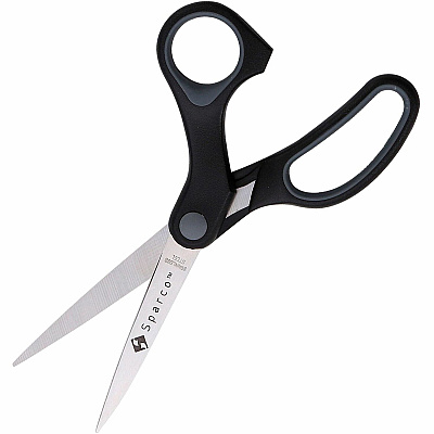 Sparco Straight Scissors w/Rubber Grip Handle (SPR25225)