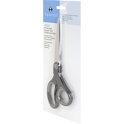 Sparco Straight Scissors w/Rubber Grip Handle (SPR25226)