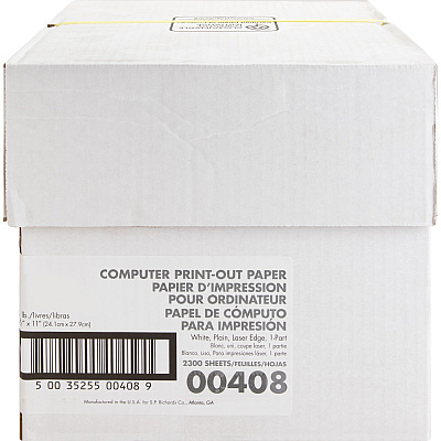 Sparco Perforated Blank Computer Paper (SPR00408)