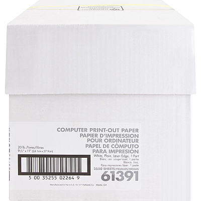 Sparco Perforated Blank Computer Paper (SPR61391)