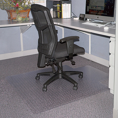 Lorell Low Pile Wide Lip Economy Chairmat (LLR02157)