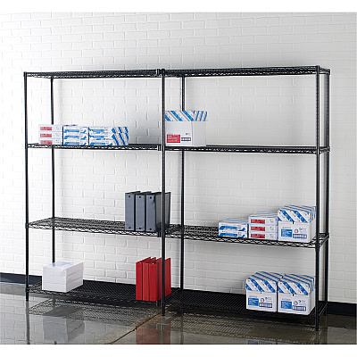 Lorell Industrial Wire Starter Shelving Unit (LLR70061)