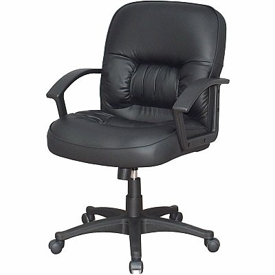 Lorell Tufted Managerial Mid-Back Office Chair (LLR60115)