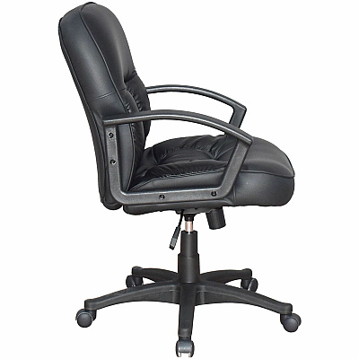 Lorell Tufted Managerial Mid-Back Office Chair (LLR60115)
