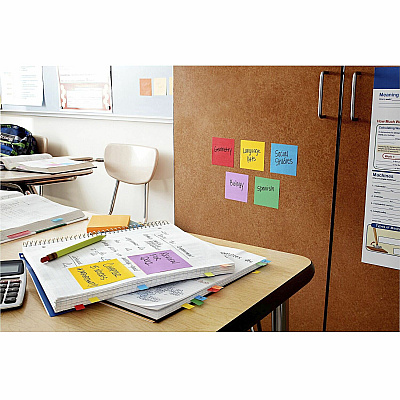 Post-it Super Sticky Notes - Playful Primaries Color Collection (MMM65412SSAN)