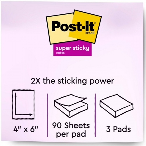 Post-it Super Sticky Notes - Oasis Color Collection (6603SST)