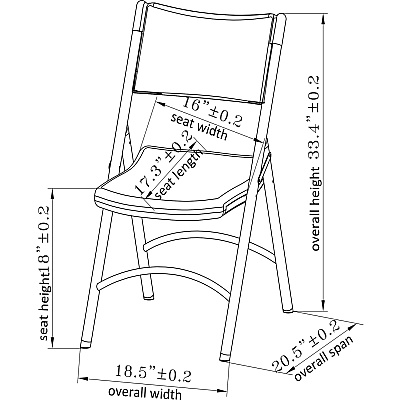 Lorell Heavy-duty Blow-Molded Folding Chairs (LLR62515)